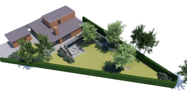 Tuinontwerp 3D tekenen advies ontwerp